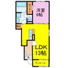 アルセ　ボニータ 1LDKの間取り