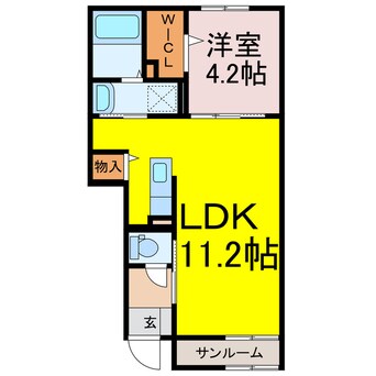 間取図 メゾン・ラフォーレ