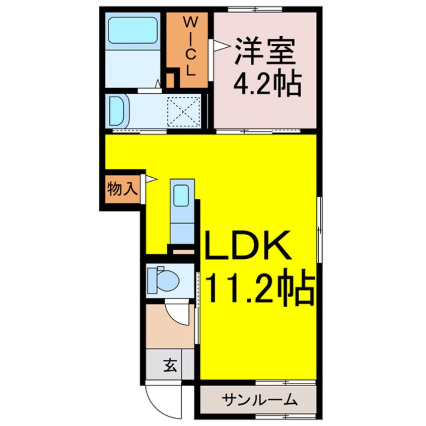 間取図 メゾン・ラフォーレ
