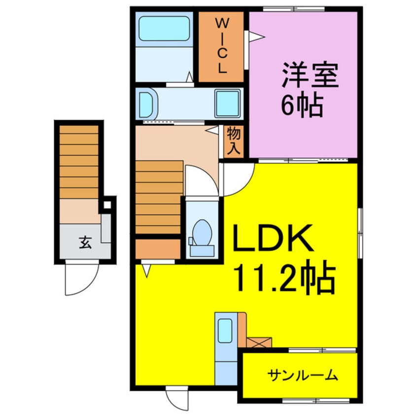 間取図 メゾン・ラフォーレ