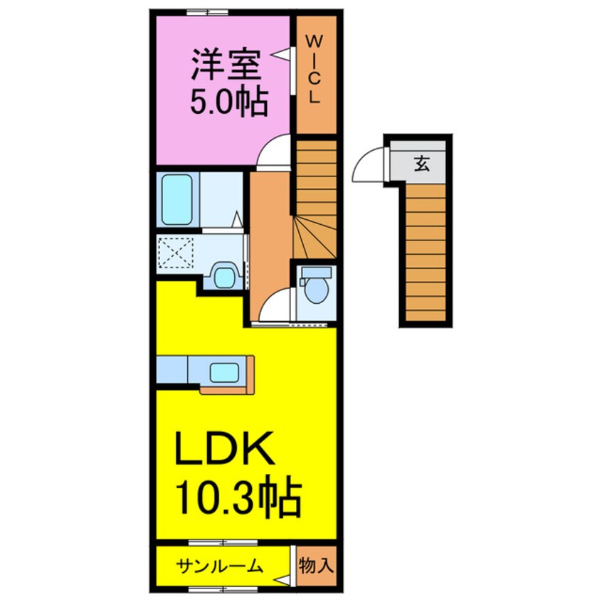間取図 サウスアルモニー