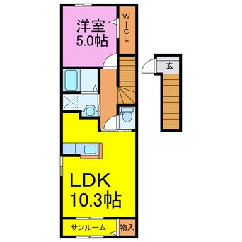 間取図 サウスアルモニー