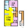 ブルースター 2LDKの間取り