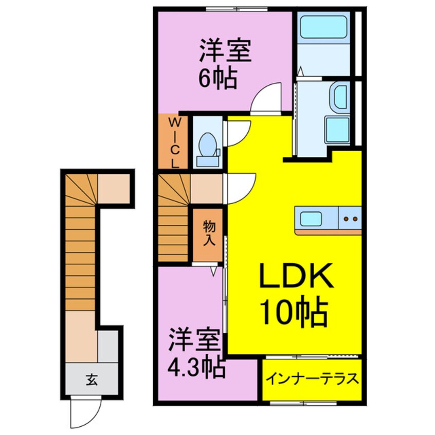 間取図 仮）羽生市東スターテラスⅡ