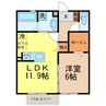 東北本線<宇都宮線>/宇都宮駅 車移動 2階 築8年 1LDKの間取り