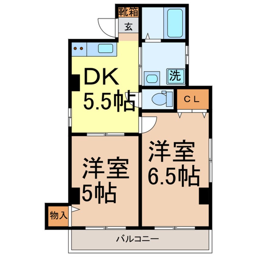 間取図 カサベルデ