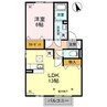 東北本線<宇都宮線>/宇都宮駅 車移動 1階 築19年 1LDKの間取り