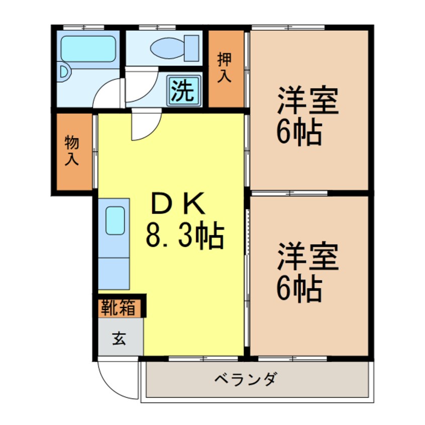 間取図 ガーデンハイツ竹内