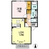 東北本線<宇都宮線>/岡本駅 徒歩17分 1階 築21年 1LDKの間取り
