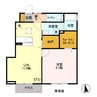 フォレストガーデン　Ａ 1LDKの間取り