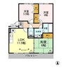宇都宮芳賀ライトレール/宇都宮駅東口駅 徒歩26分 3階 築25年 3LDKの間取り
