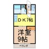 ラ・セゾン・ソレイユ 1DKの間取り