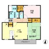 東北本線<宇都宮線>/宇都宮駅 徒歩99分 2階 築26年 2LDKの間取り