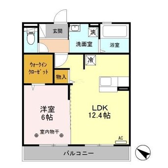 間取図 東北本線<宇都宮線>/岡本駅 徒歩6分 2階 築15年