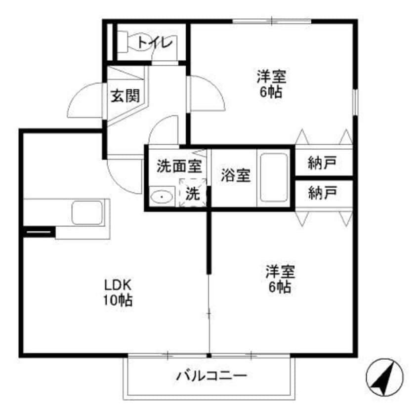 間取図 サンハイム