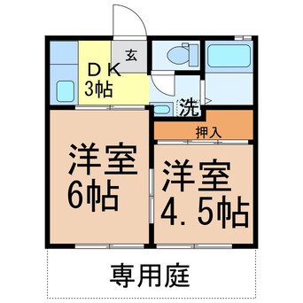 間取図 けやき荘