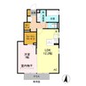 アニマート 1LDKの間取り