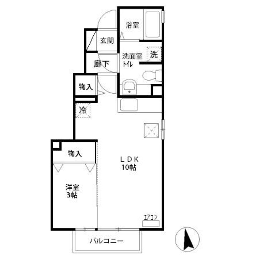 間取図 アスタマニアーナ　Ｃ