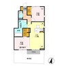 パルシティ・８ 2LDKの間取り