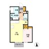 プラセール　Ｊ 1LDKの間取り