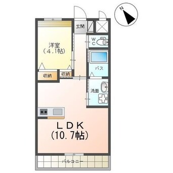 間取図 ラ　コリーヌ