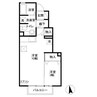 アスタマニアーナ　Ｂ 1LDKの間取り