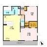 ＬＡ ＰＯＲＴＥ 12Ｑ4 2LDKの間取り