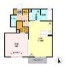 コーポ田村№1 1LDKの間取り