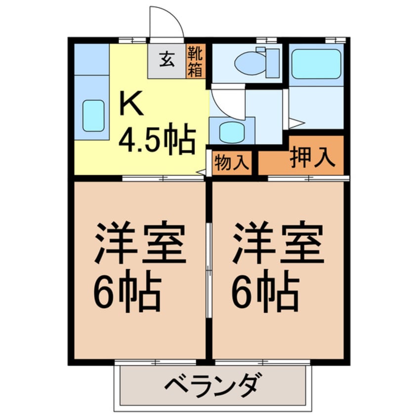 間取図 あおばハイツ