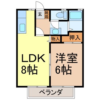 間取図 あおばハイツ