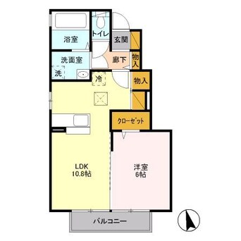 間取図 シャルムコート　Ｂ