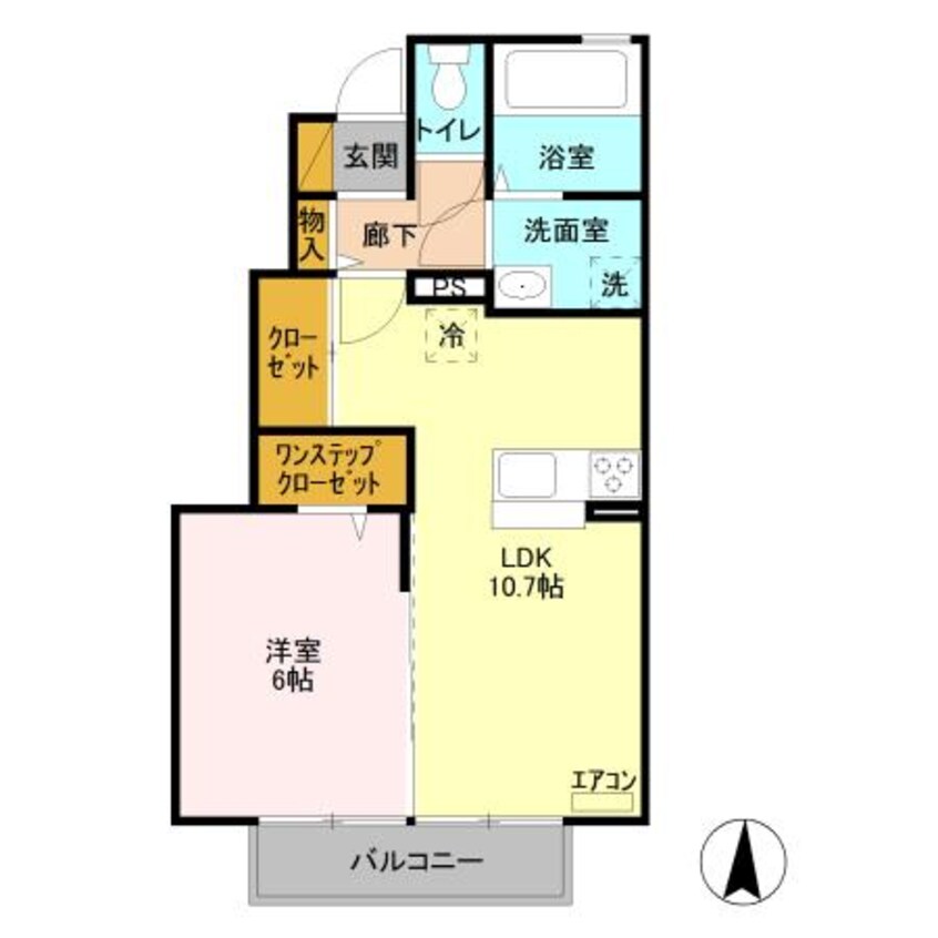 間取図 グレイスコート岡本　Ａ