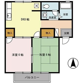 間取図 コーポみどり