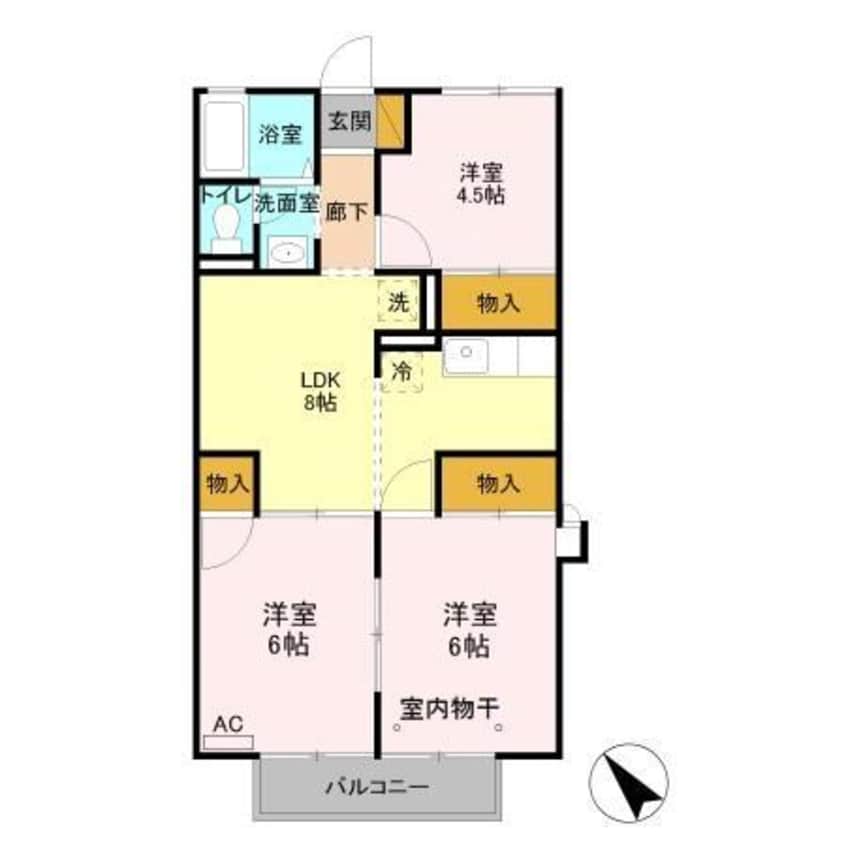 間取図 エルハイツ