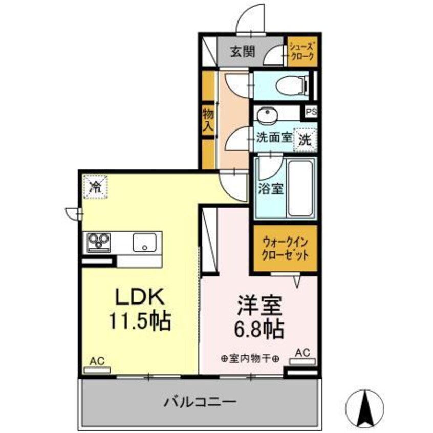 間取図 カーサ　ベンディシオン