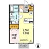 アヴァンギャルド 1LDKの間取り