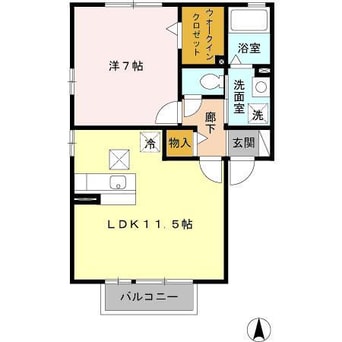 間取図 ソレイユ　Ｂ