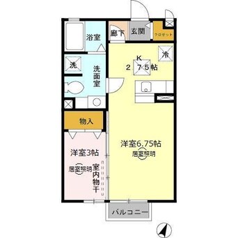 間取図 ＭＫ14　Ａ