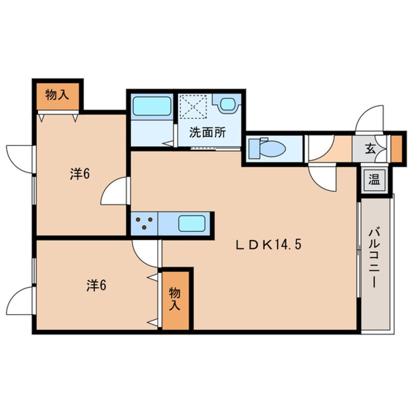 間取図 プレシャスビレッジⅢ