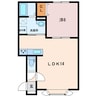 ShalomⅡ 1LDKの間取り