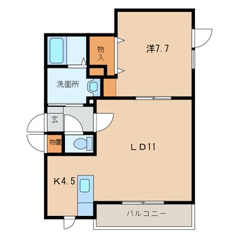 間取図 ヴィーナスヴィレッジⅥ