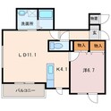 ヴィーナスヴィレッジⅥの間取図