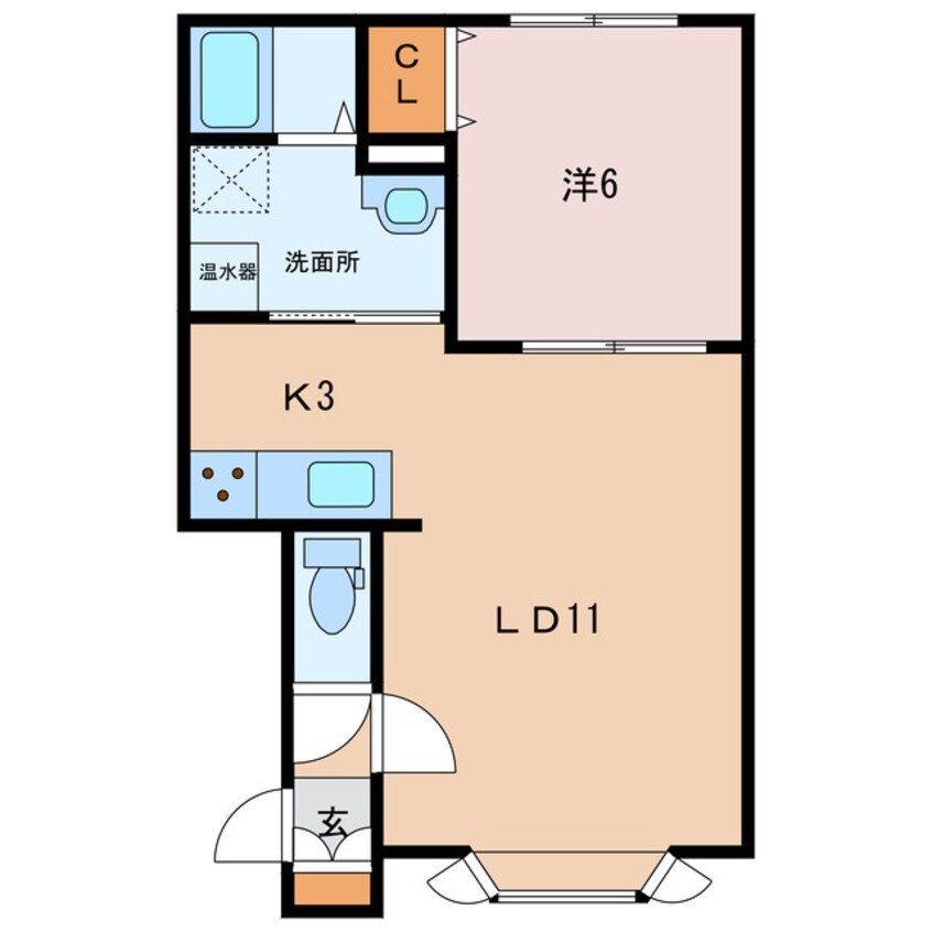 間取図 ウエストビレッジ