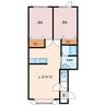 クロス 2LDKの間取り