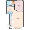 グランヒルズ 1LDKの間取り