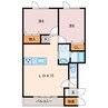 アーバン花園 2LDKの間取り