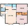 コーポR　№2 2LDKの間取り