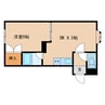 ハイツビューライフ３ 1DKの間取り