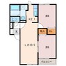 ガーデンパレス 2LDKの間取り
