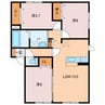 セジュールⅢ 3LDKの間取り